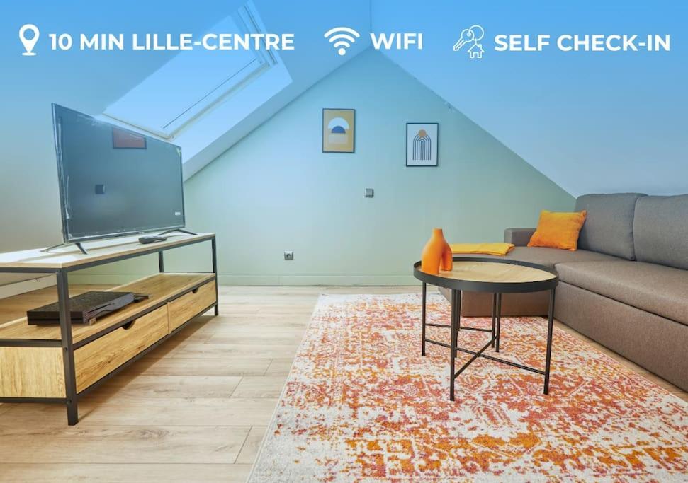 モン＝ザン＝バルールElegant T3 A 5 Min De La Gare Lille-Flandresアパートメント エクステリア 写真